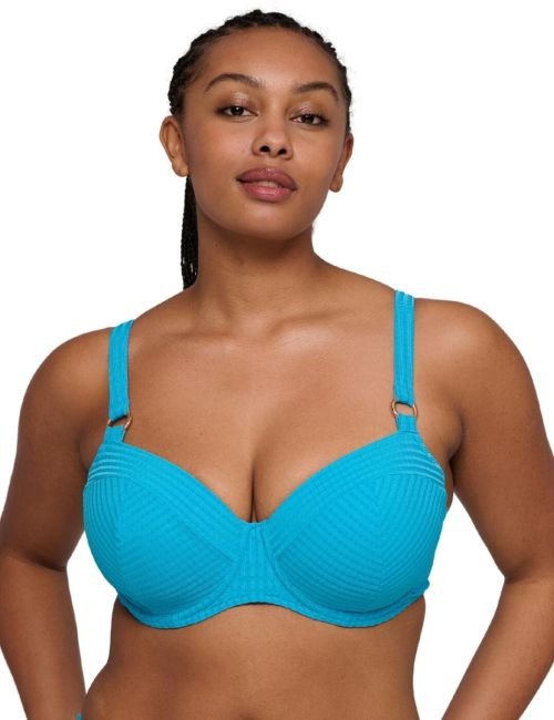 Prima Donna Swim Kochi Padded Balcony Bikini Top - Sea Breeze