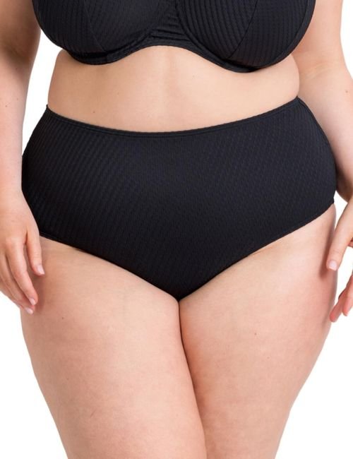 Curvy Kate Jet Set High Waist Bikini Brief - Black