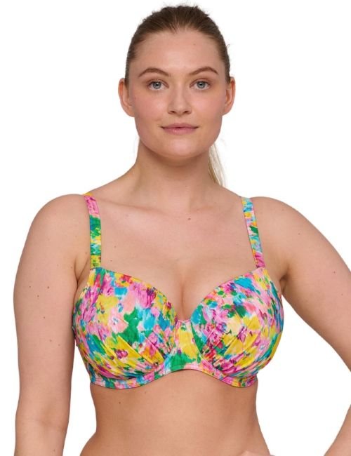 Prima Donna Swim Ubud Padded Balcony Bikini Top - Sun Glow
