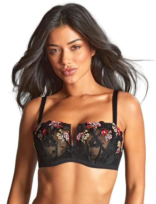 Panache Ottilie Low Balcony Bra - Black