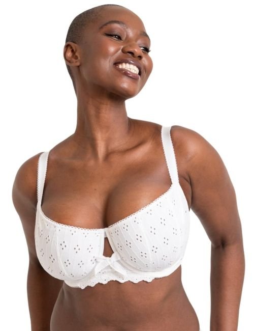 Curvy Kate Flora Balcony Bra - White