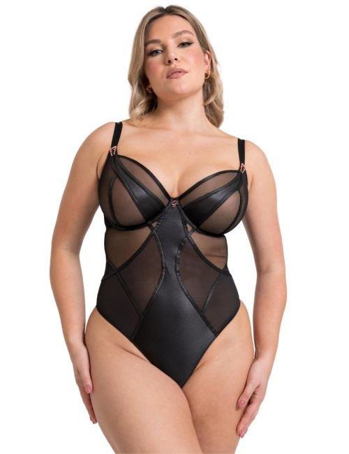 Scantilly by Curvy Kate Suspense Wired Bodysuit - Black