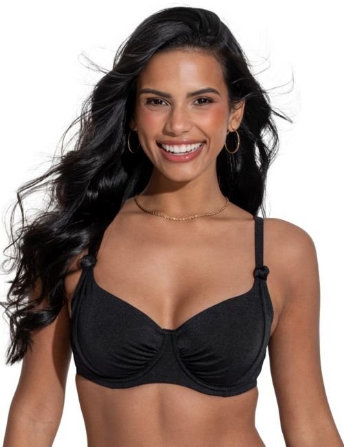 Pour Moi St Kitts Underwired Bikini Top - Black