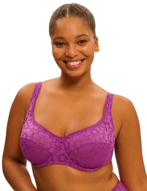 Simone Perele Oisive Full Cup Plunge Bra - Divine Purple