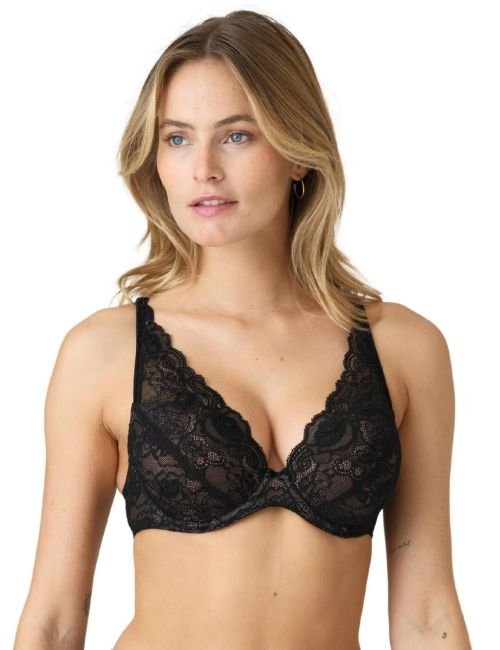 Marie Jo Cyrile Padded Plunge Bra - Black