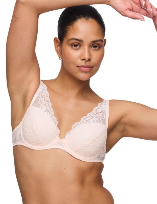 Marie Jo Cyrile Padded Plunge Bra - Crystal Pink
