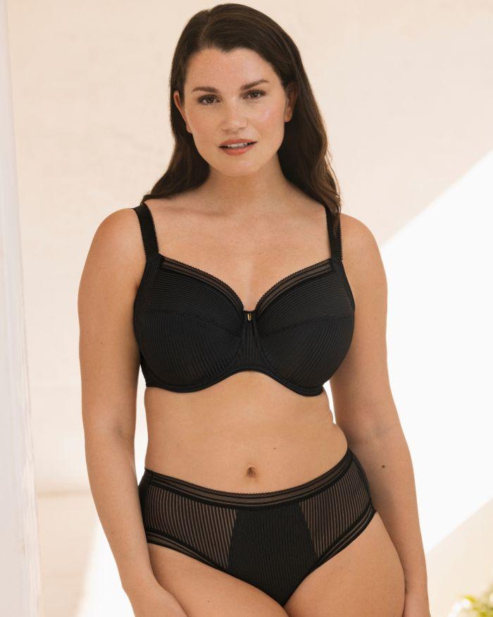 Ilusion Full Coverage Bra 7352 – Black, 34B, Maximum Support, Smoothing Seamless Design