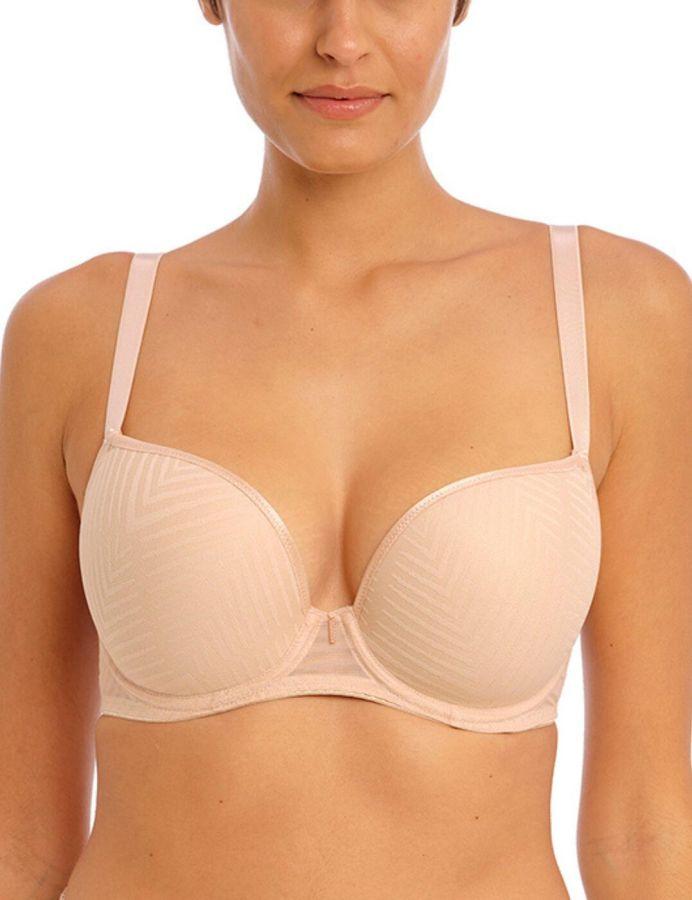 Freya Show-Off Moulded Plunge T-Shirt Bra - Low Cut With Rounded Silhouette - View #11