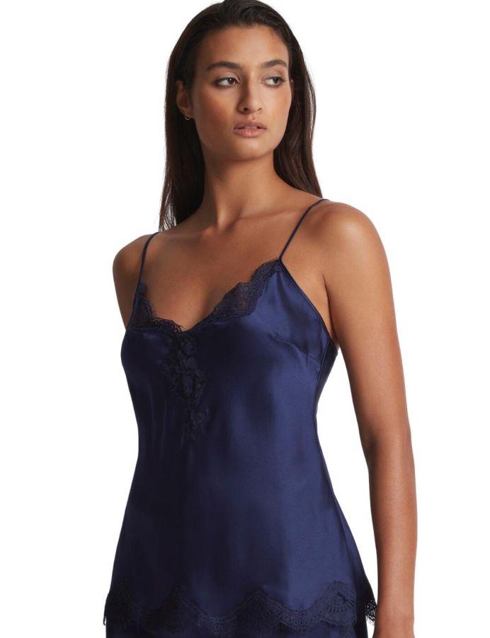 Aubade Toi Mon Amour Pyjama Camisole Top Marine Belle Lingerie