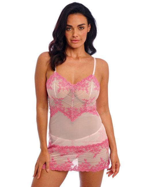 Wacoal Embrace Lace Chemise - Ballet Slipper/Chateau Rose
