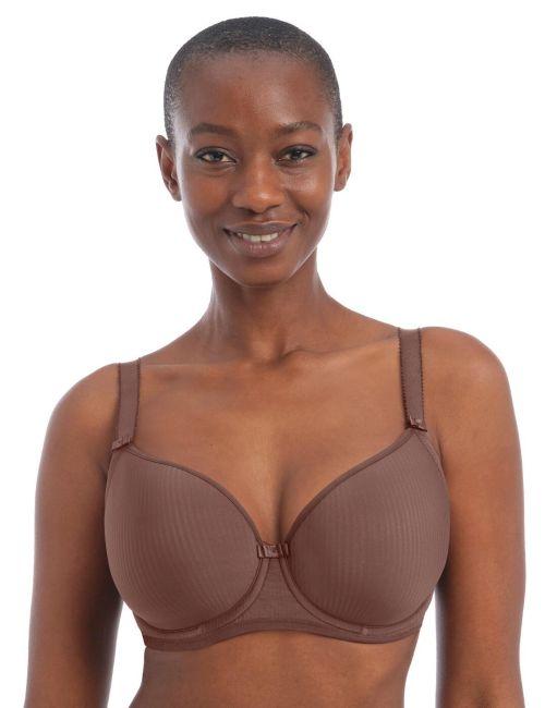 Freya Idol Moulded Balcony Bra - Coffee Roast