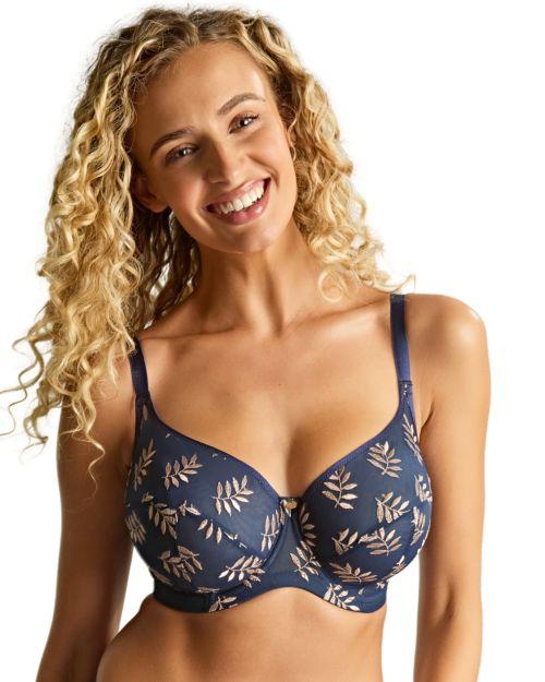 Panache Tango Balcony Bra - Navy/Champagne
