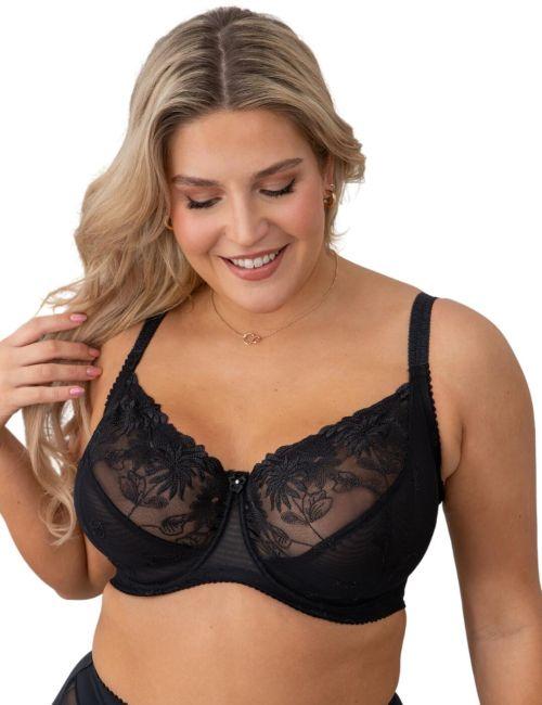 Pour Moi St Tropez Underwired Full Cup Bra - Black
