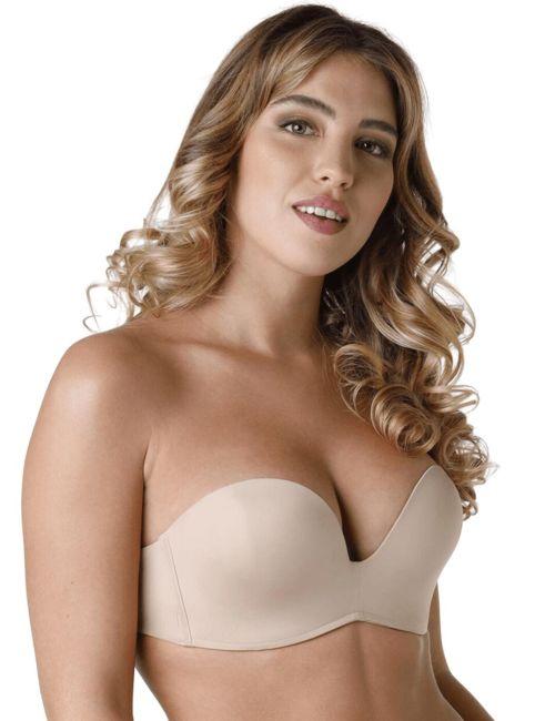 Wonderbra Ultimate Silhouette Strapless Bra - Beige