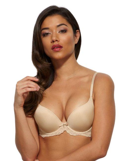 Gossard Superboost Lace Padded T Shirt Bra - Nude