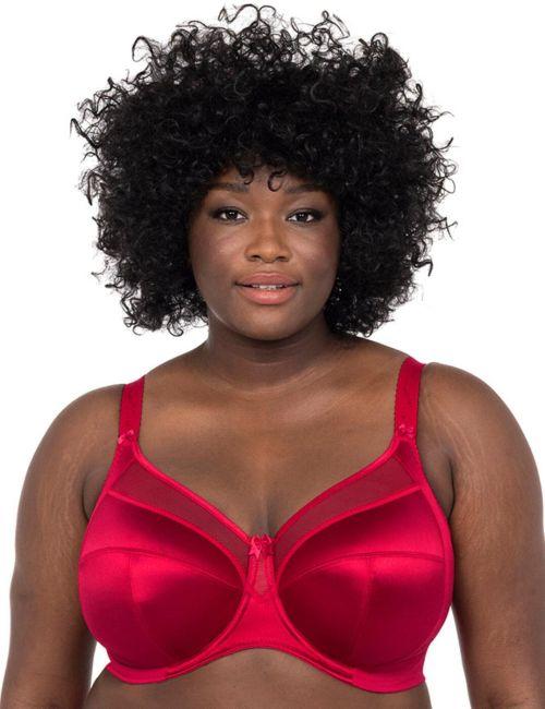 Goddess Keira Underwired Full Cup Bra - Crimson