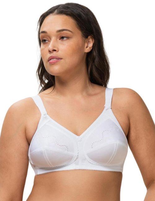 Triumph Doreen Cotton Mix Non Wired Bra - White