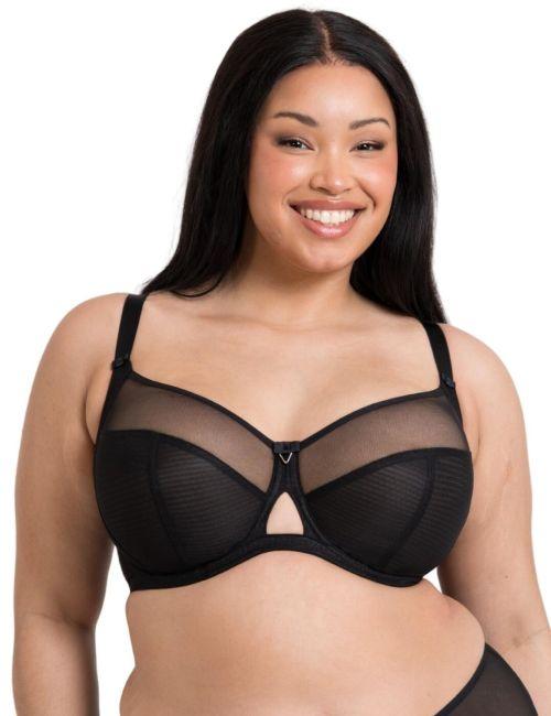 Curvy Kate Victory Side Support Balcony Bra - Black