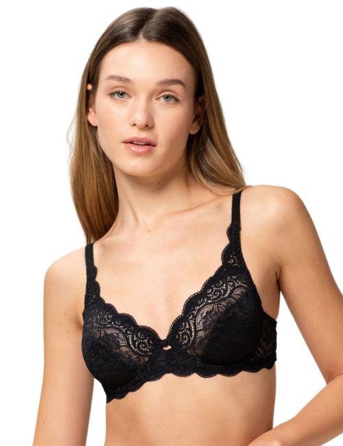 Triumph Amourette 300 Underwired Bra - Black