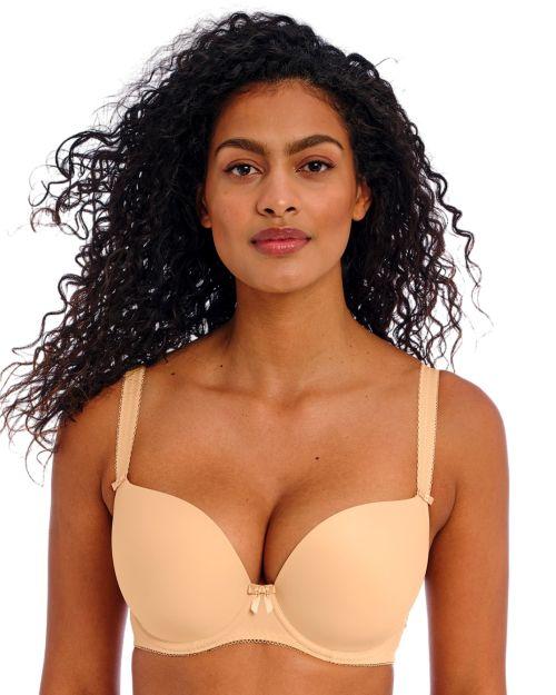 Freya Deco Moulded Plunge Bra - Nude