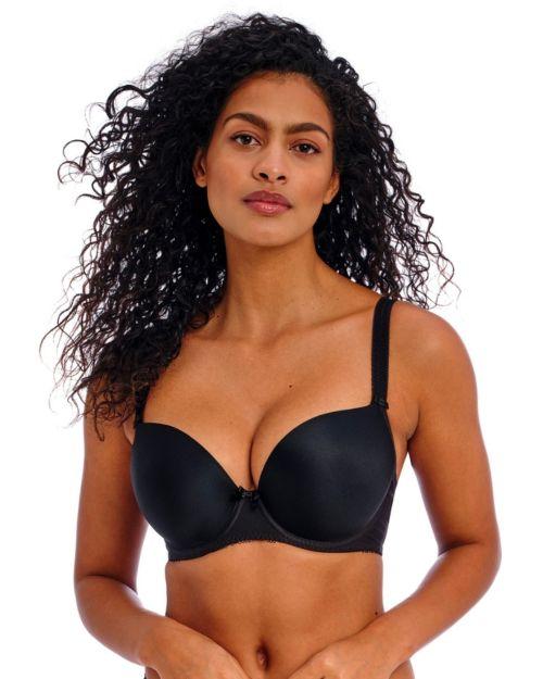 Freya Deco Moulded Plunge Bra - Black