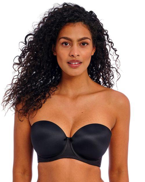 Freya Deco Moulded Strapless Bra - Black