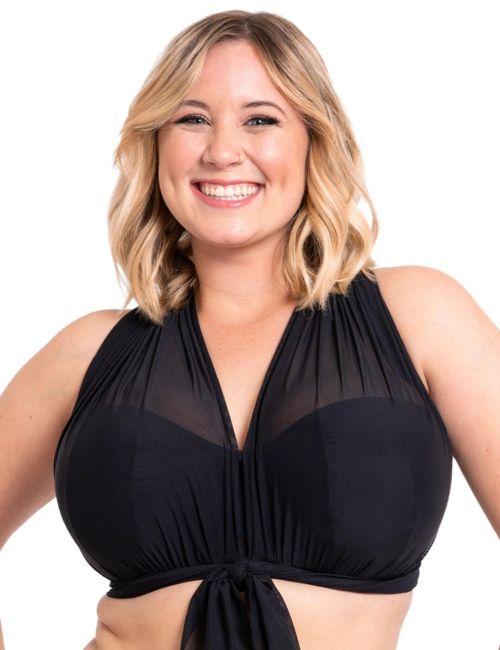 Curvy Kate Wrapsody Bandeau Bikini Top - Black