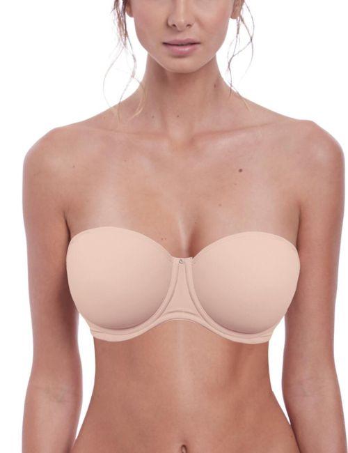 Fantasie Aura Moulded Strapless Bra - Natural Beige