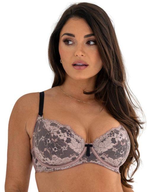 Pour Moi Amour Non Padded Balcony Bra - Mink/Slate