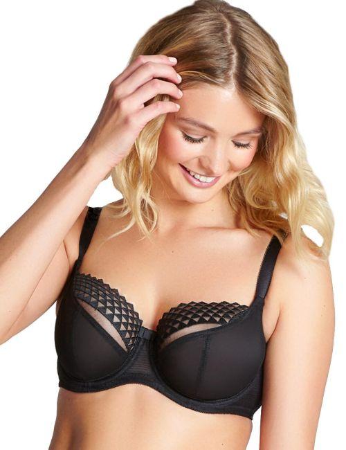 Cleo by Panache Asher Balcony Bra - Black
