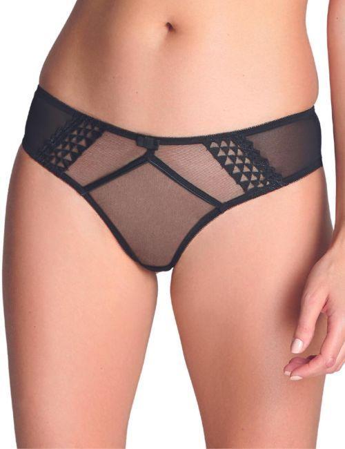 Cleo by Panache Asher Brazilian Brief - Black Cleo by Panache Asher Brazilian Brief - Black