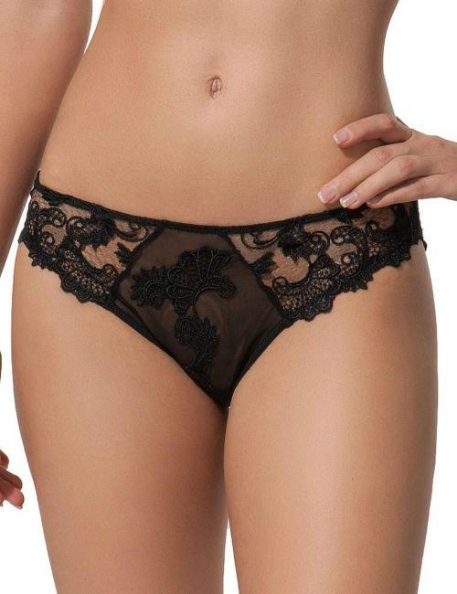 Lise Charmel Dressing Floral Italian Brief - Noir