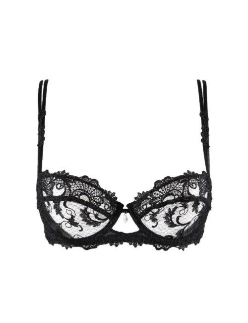 Lise Charmel Dressing Floral Half Cup Bra - Noir