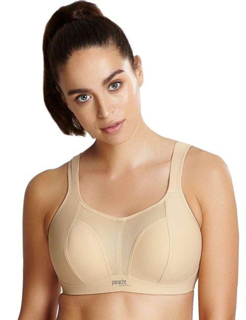 Panache Non Wired Sports Racerback Bra - Latte