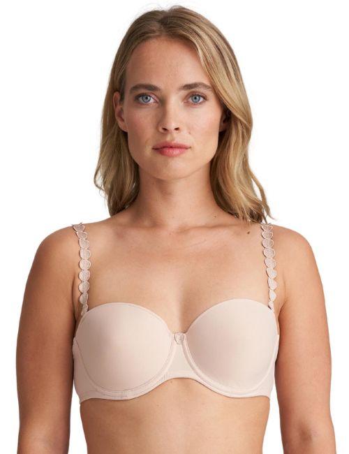 Marie Jo Tom Padded Strapless Bra - Caffe Latte