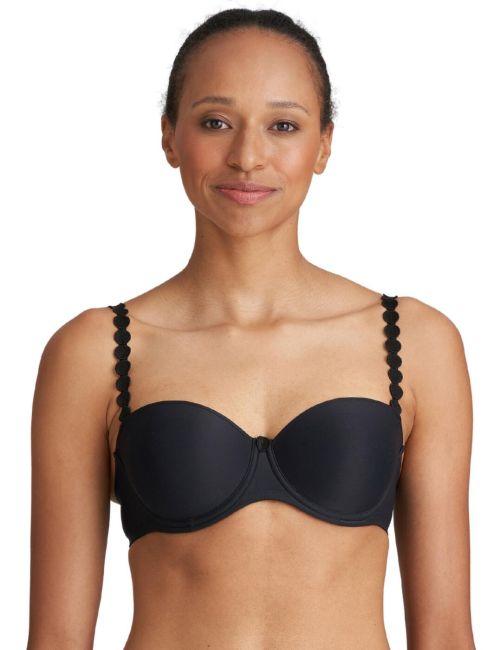 Marie Jo Tom Padded Strapless Bra - Charcoal