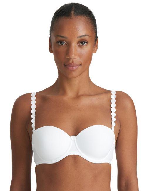 Marie Jo Tom Padded Strapless Bra - White