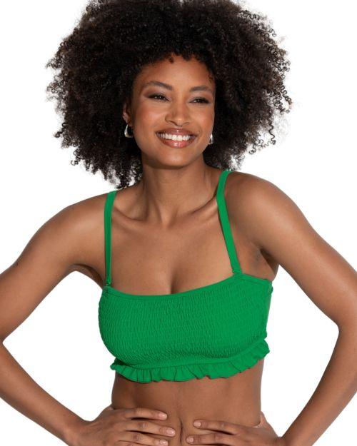 Pour Moi Free Spirit Strapless Bikini Top - Green