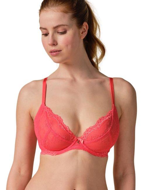 Gossard Superboost Lace Plunge Bra - Sugar Coral