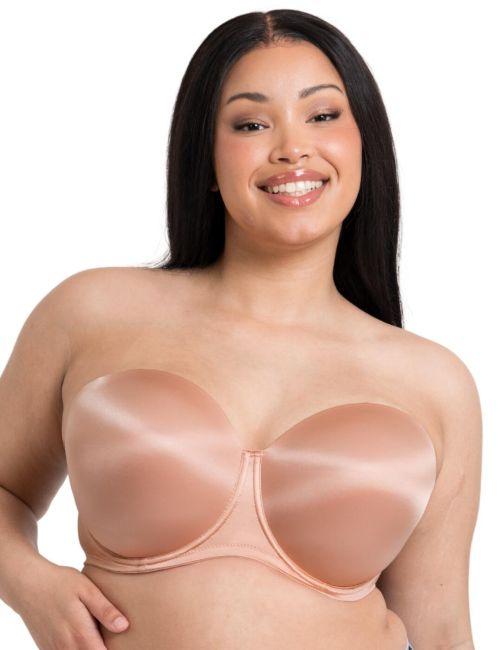 Curvy Kate Smoothie Strapless Moulded Bra - Latte