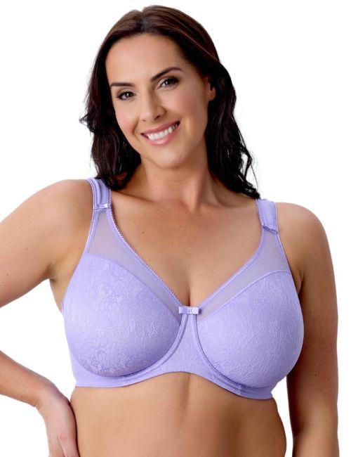 Berlei Beauty Underwired Minimiser Bra - Violet Tulip