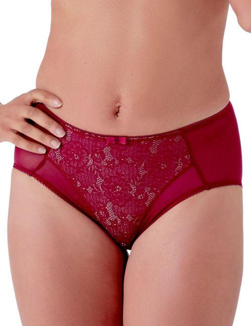 Berlei Beauty Everyday Minimiser Deep Brief - Burgundy