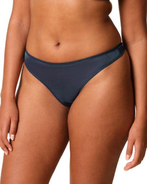 Gossard Glossies Thong - Shadow Blue