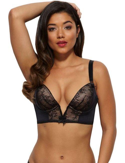 Gossard Retrolution Staylo Plunge Bra - Black