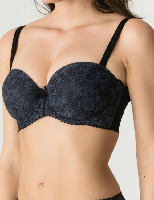 Prima Donna Divine Padded Strapless Bra - Black