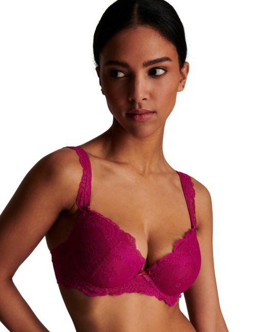 Aubade Danse Des Sens Moulded Plunge Bra - Pink Pulsion
