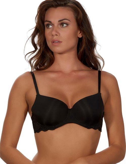 After Eden Basic T Shirt Bra - Black