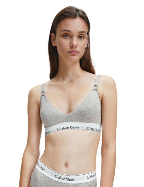 Calvin Klein Modern Cotton Maternity Bra - Grey Heather