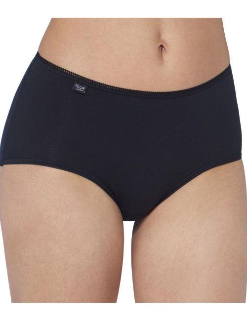 Sloggi 24/7 Cotton Midi Brief 3 Pack - Black