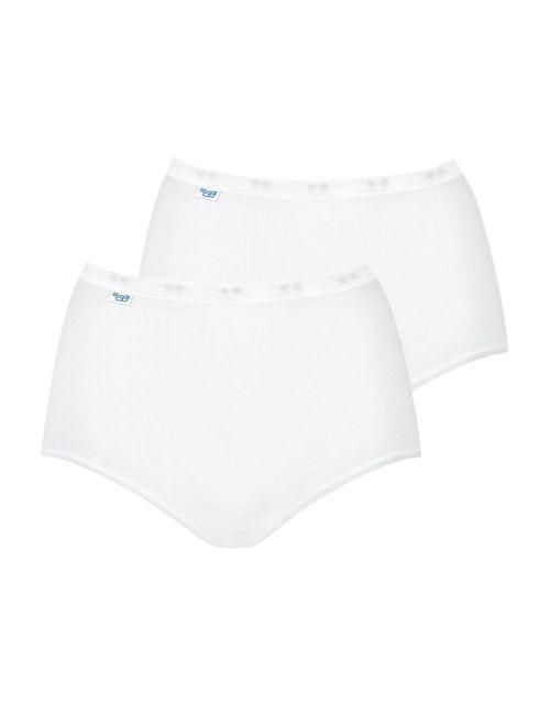 Sloggi Basic+ Maxi Brief 2 Pack - White